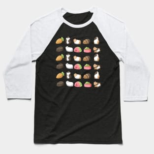 Guinea Pig Procession Baseball T-Shirt